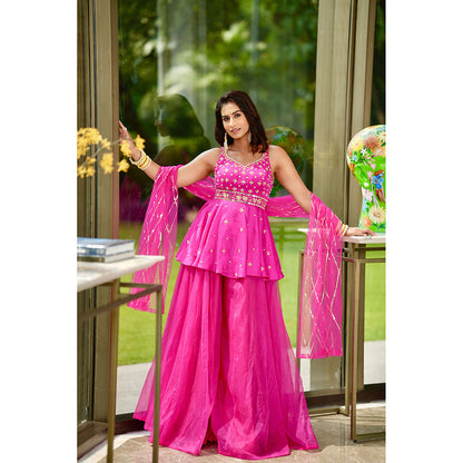 Rashika Sharma Raya Kurta and Sharara and Dupatta (Set of 3)