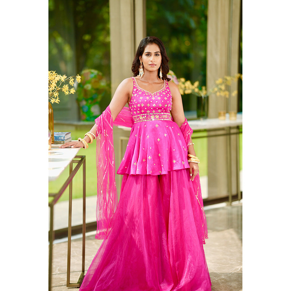 Rashika Sharma Raya Kurta and Sharara and Dupatta (Set of 3)