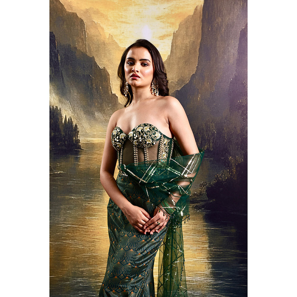Rashika Sharma Green Ashley Gown