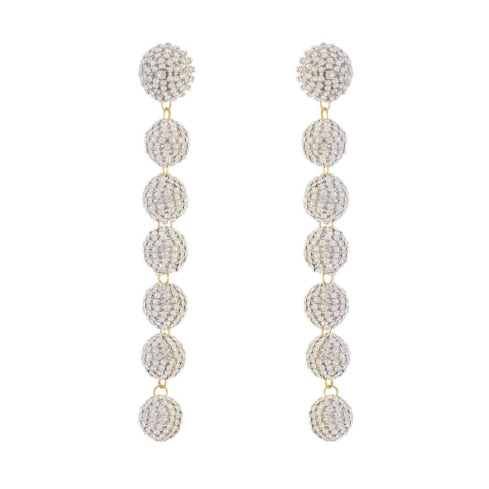 Raya Jewels Long Crystal Earrings