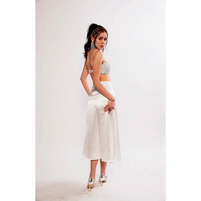 Realm By Vaishali Grey Elliana Rhinestone Embellished Bralette