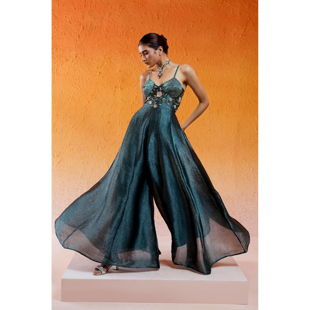 Redpine Designs Teal Blue Jumpsuit