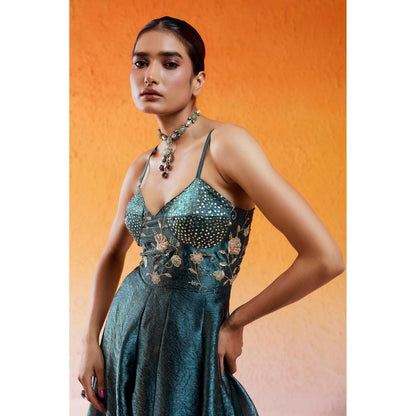 Redpine Designs Teal Blue Jumpsuit