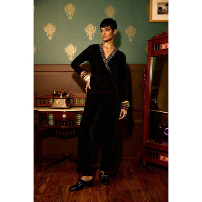 REETI ARNEJA Black Enigma Jumpsuit