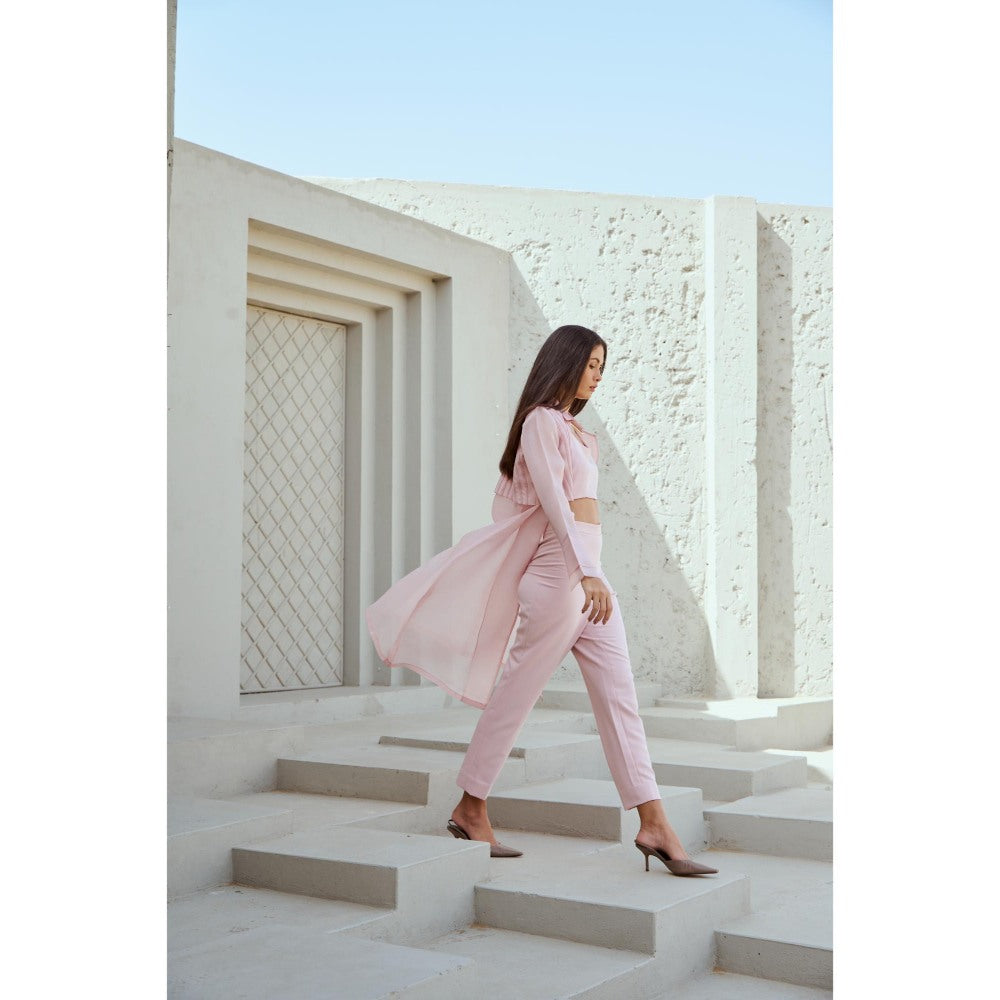 RENASCI Pink Solid/Plain Ripples Trench
