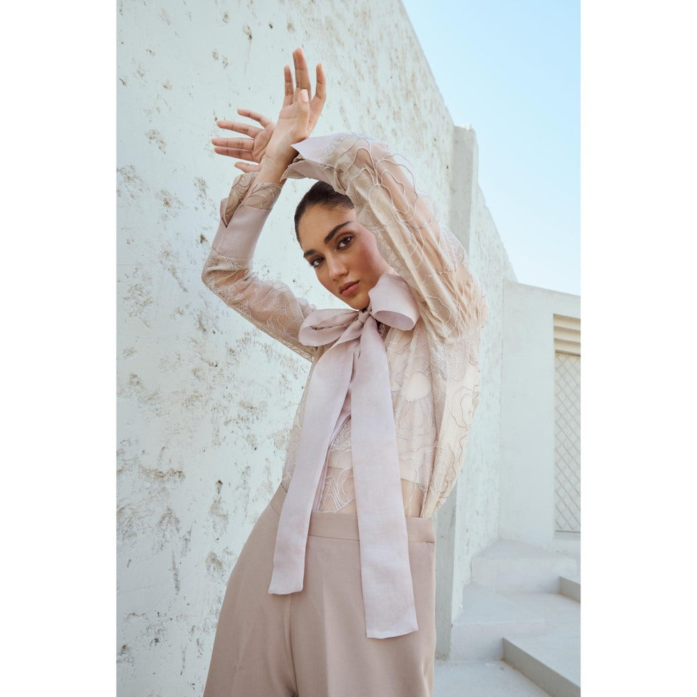 RENASCI White Embroidered Eden Shirt