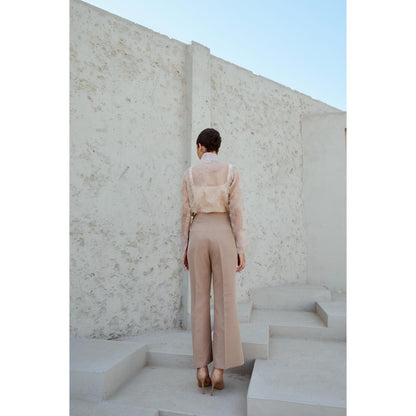 RENASCI White Embroidered Eden Shirt