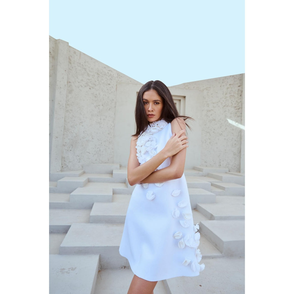 RENASCI White Floral Alice Dress