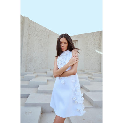 RENASCI White Floral Alice Dress