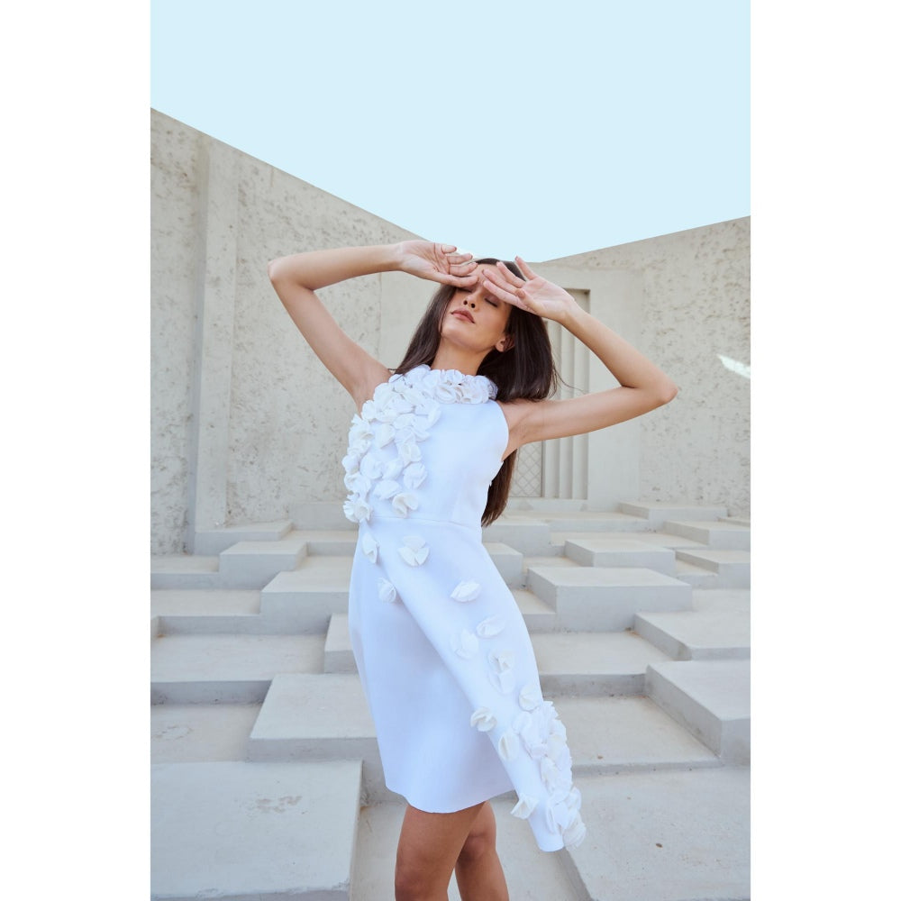 RENASCI White Floral Alice Dress