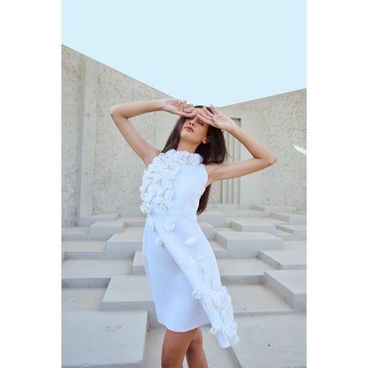 RENASCI White Floral Alice Dress