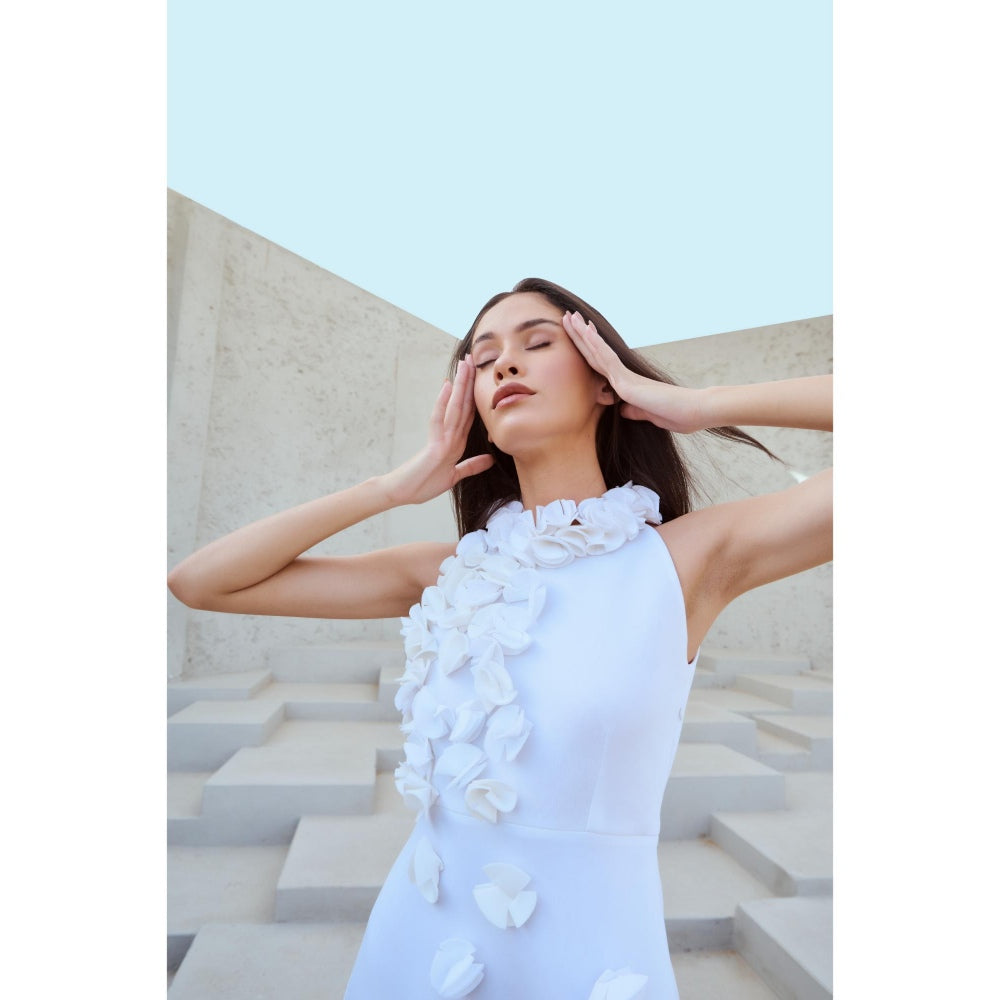 RENASCI White Floral Alice Dress