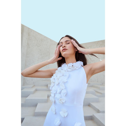 RENASCI White Floral Alice Dress