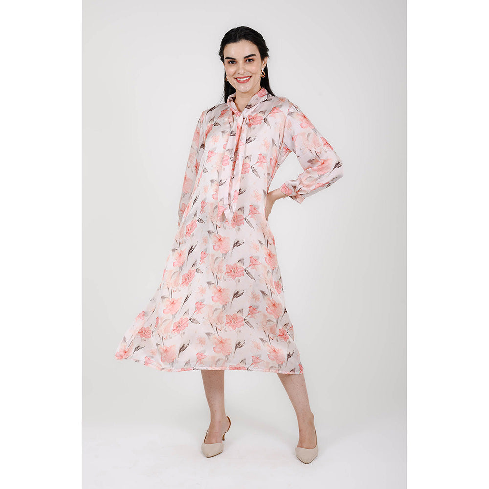 Rhapsody Jaipur Multi Colour Petunia Printed Dress