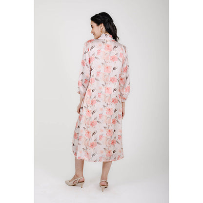 Rhapsody Jaipur Multi Colour Petunia Printed Dress