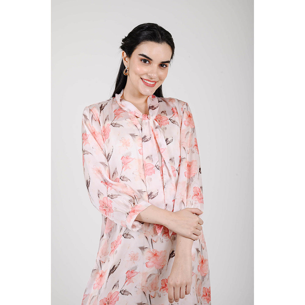 Rhapsody Jaipur Multi Colour Petunia Printed Dress