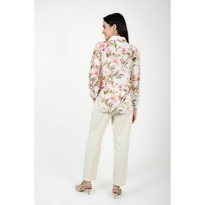 Rhapsody Jaipur Multi Colour Printed Blume Shirt