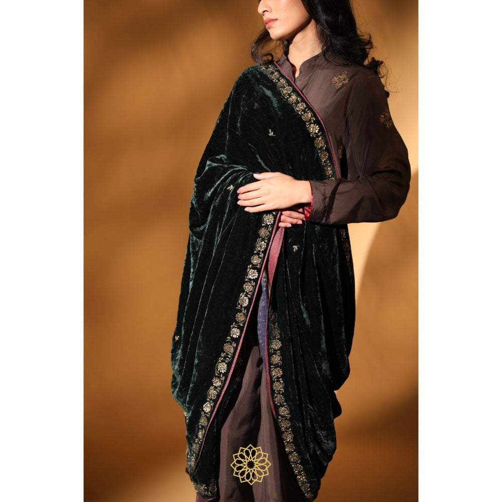 Rhua India Green Dia Dushala Dupatta