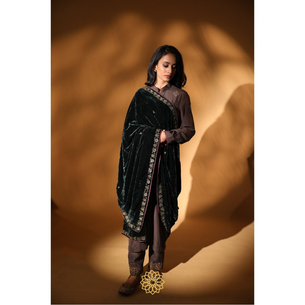 Rhua India Green Dia Dushala Dupatta