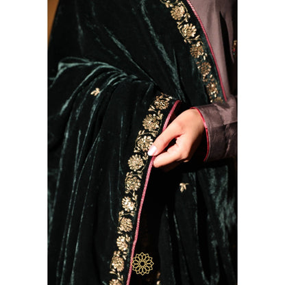 Rhua India Green Dia Dushala Dupatta