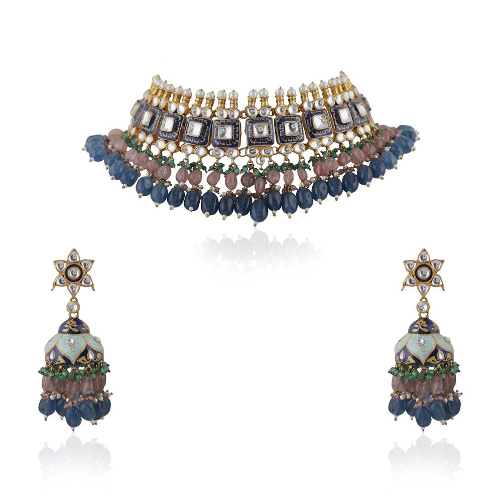 RIANA JEWELLERY Multi-Color Necklace Set