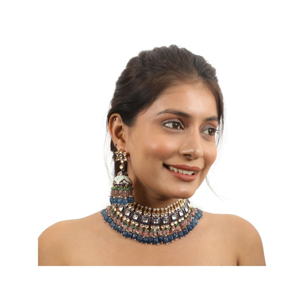 RIANA JEWELLERY Multi-Color Necklace Set