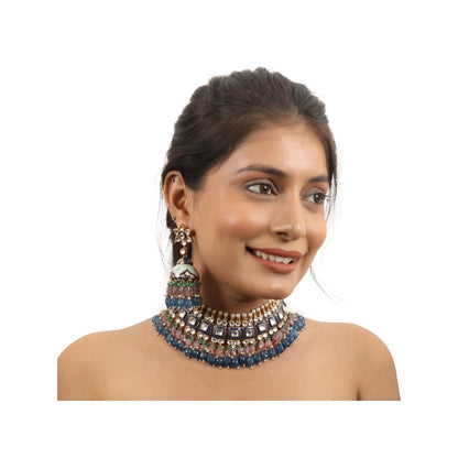 RIANA JEWELLERY Multi-Color Necklace Set