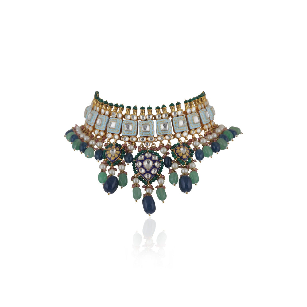 RIANA JEWELLERY Choker Necklace Set