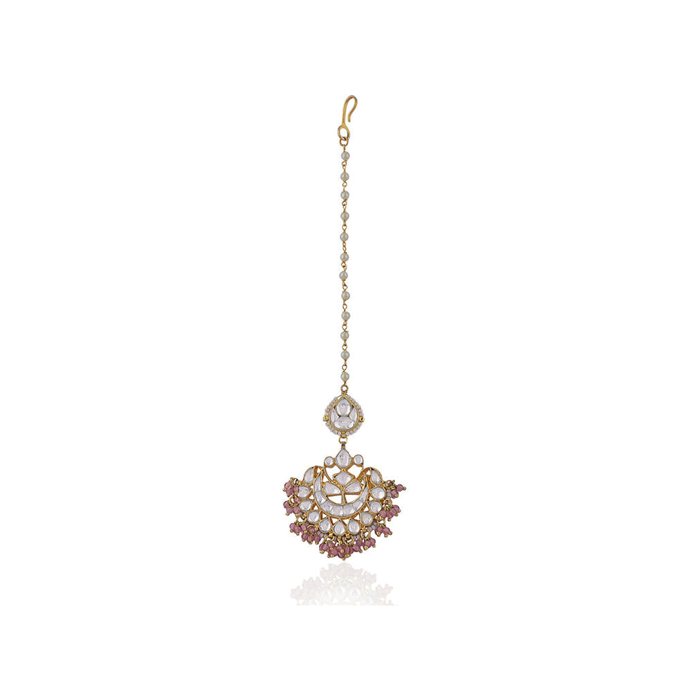 RIANA JEWELLERY Floral Maang Tikka