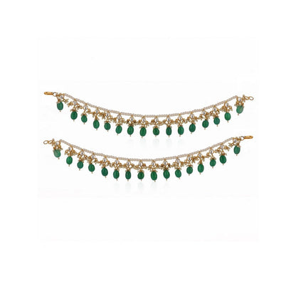 RIANA JEWELLERY Green Wedding Special Payal