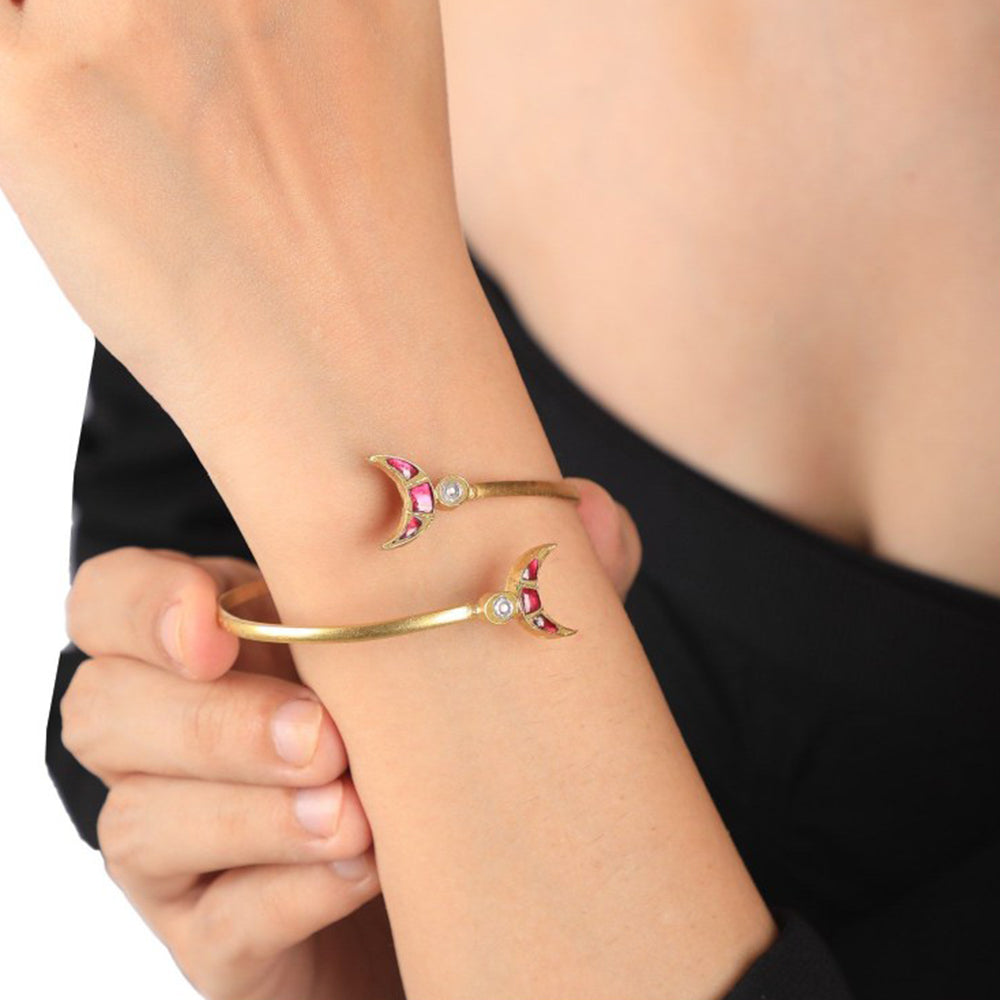 RIANA JEWELLERY Pink Elegant Kada