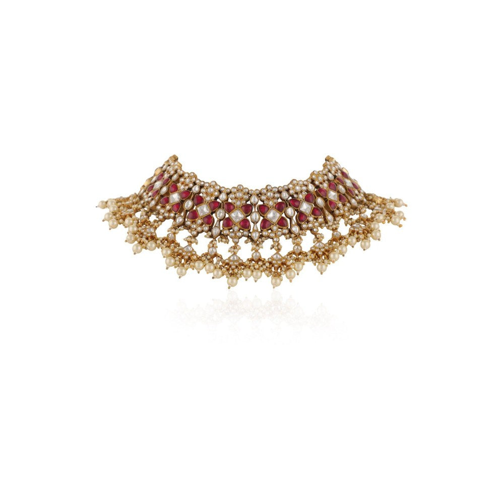 RIANA JEWELLERY Bridal Wear Necklace Set