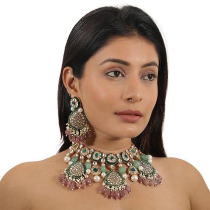 RIANA JEWELLERY Bridal Wear Necklace Set