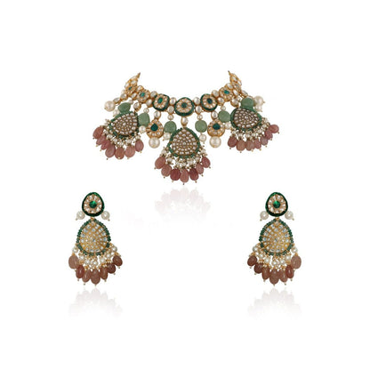 RIANA JEWELLERY Bridal Wear Necklace Set