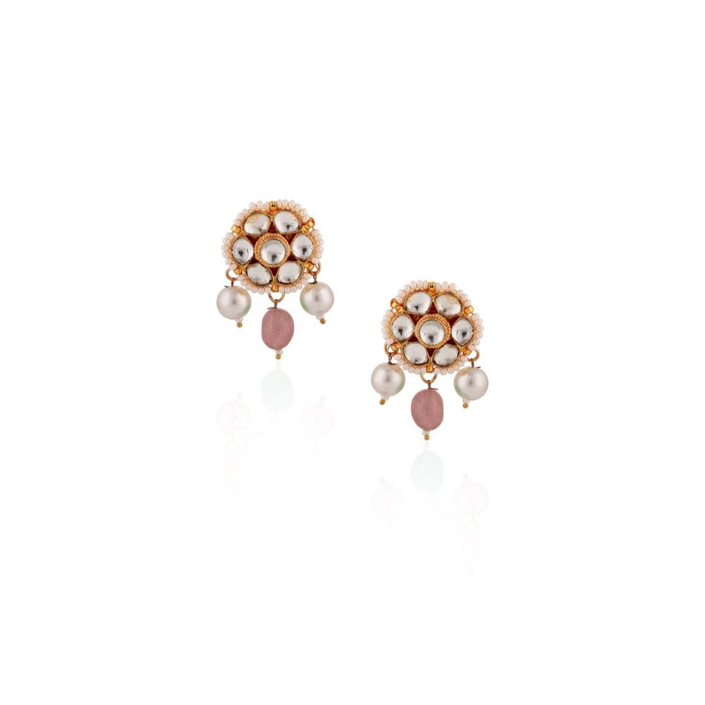 RIANA JEWELLERY Pastel Pink Choker Set