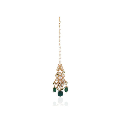 RIANA JEWELLERY Floral Design Maang Tikka