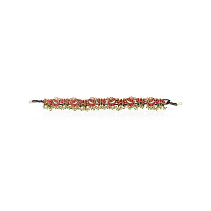 RIANA JEWELLERY Lotus & Peacock Motives Matha Patti