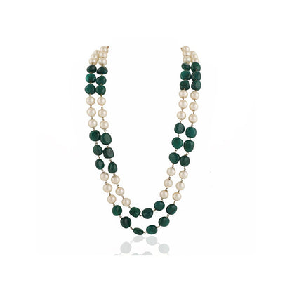 RIANA JEWELLERY White Pearl Necklace