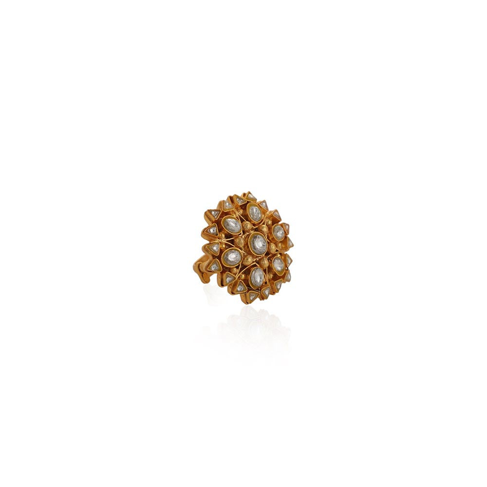 RIANA JEWELLERY Gold Plated Ring