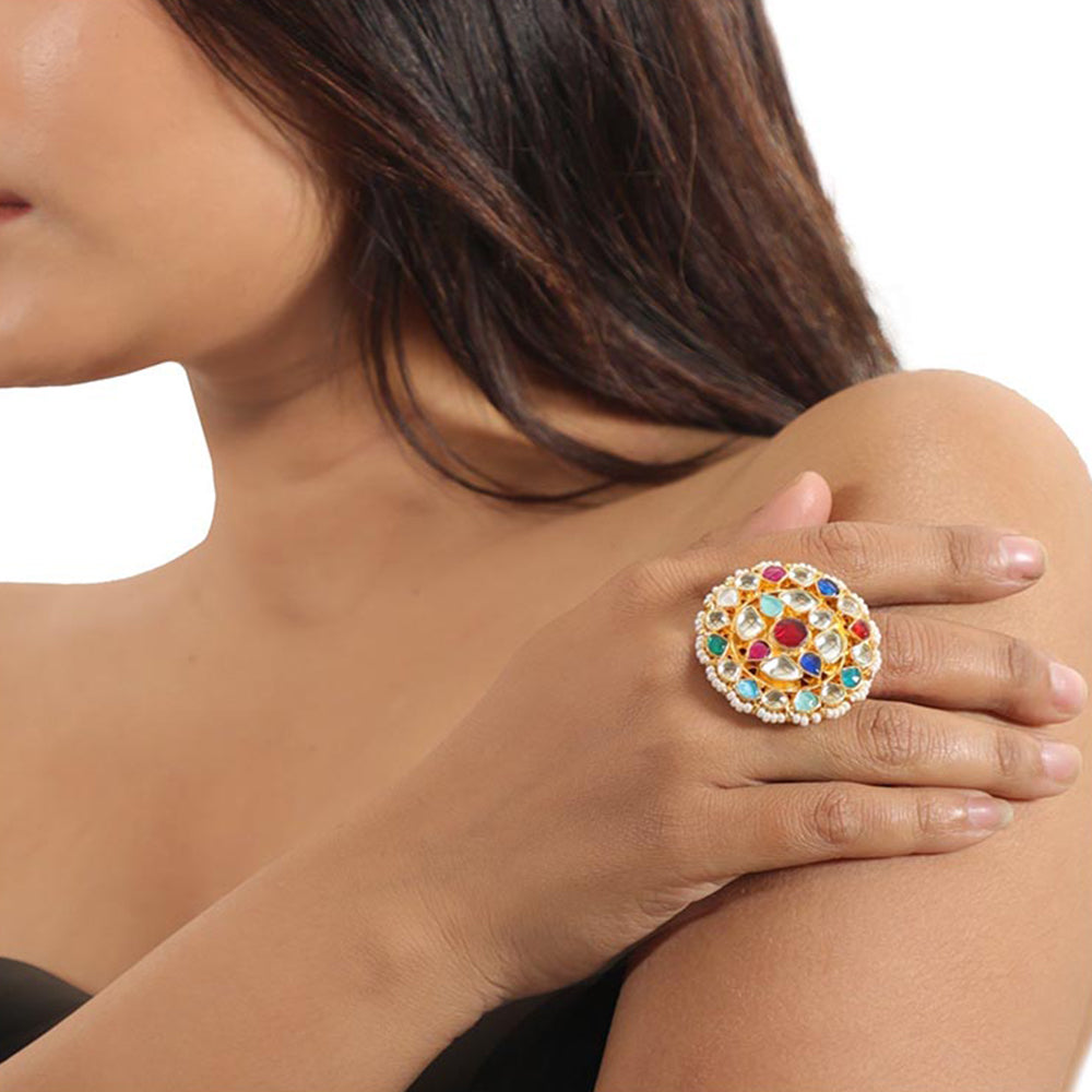 RIANA JEWELLERY Multicolour Ring