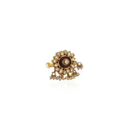 RIANA JEWELLERY Ring With Meenakri Work
