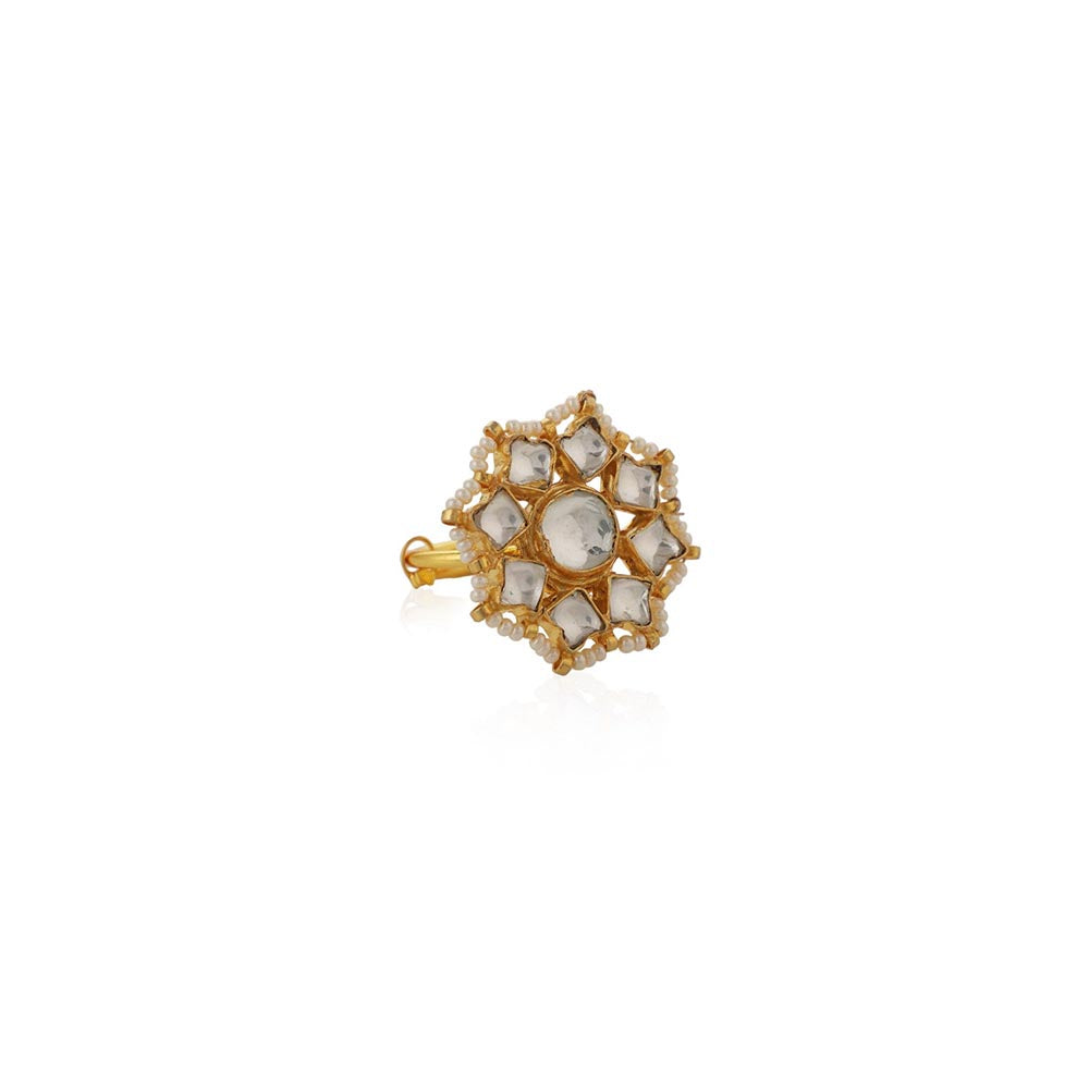 RIANA JEWELLERY Jadtar Stones Ring
