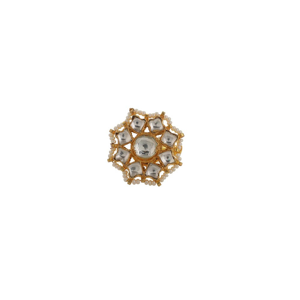 RIANA JEWELLERY Jadtar Stones Ring