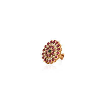 RIANA JEWELLERY Leaf Design Ring