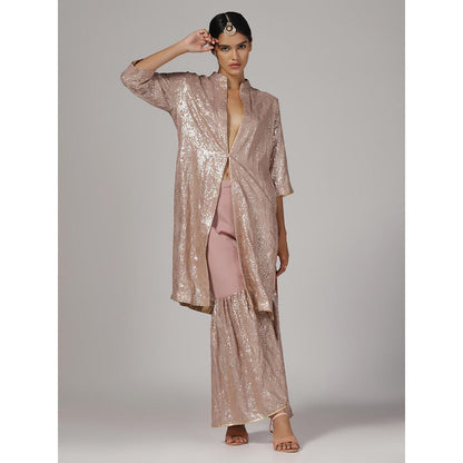 RINA DHAKA Women'S Sequin Jacket and Sharara (Set of 2)
