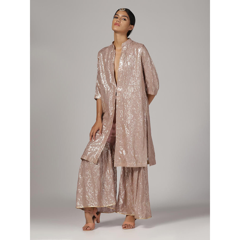 RINA DHAKA Women'S Sequin Jacket and Sharara (Set of 2)