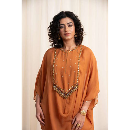 RIRASA Embellished Kaftan with Pant and Camisole (Set of 3)
