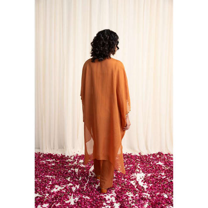 RIRASA Embellished Kaftan with Pant and Camisole (Set of 3)