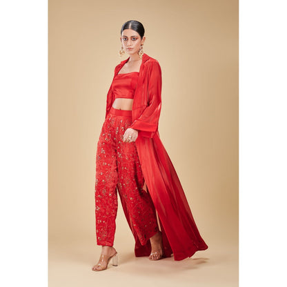 RIRASA Embroidered Bustier with Pant and Jacket (Set of 3)