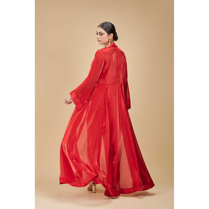 RIRASA Embroidered Bustier with Pant and Jacket (Set of 3)